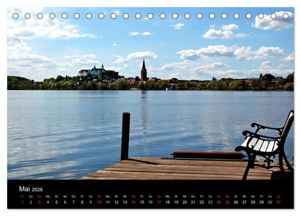 Produktbild: Pl&ouml;n - die Stadt am See (Tischkalender 2026 DIN A5 quer), CALVENDO Monatskalender