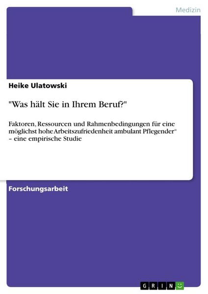Produktbild: "Was h&auml;lt Sie in Ihrem Beruf?"