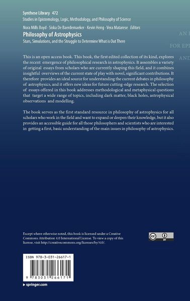 Produktbild: Philosophy of Astrophysics