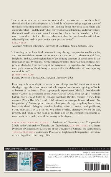 Produktbild: Book Presence in a Digital Age