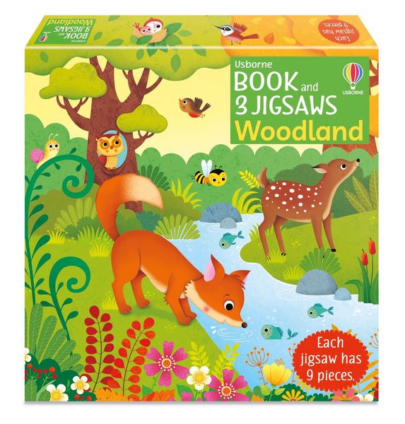 Produktbild: Usborne Book and 3 Jigsaws: Woodland