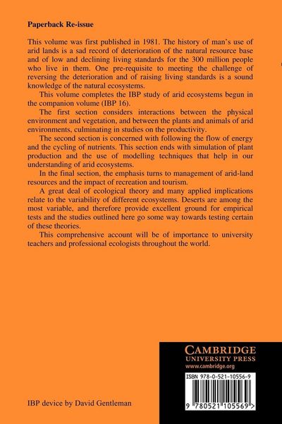 Produktbild: Arid Land Ecosystems