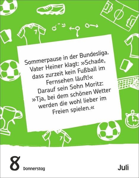 Produktbild: Fu&szlig;ballspa&szlig; f&uuml;r Kids Tagesabrei&szlig;kalender 2027 - Witze, lustige Spr&uuml;che und verr&uuml;ckte Fakten
