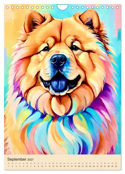 Produktbild: Der Chow Chow (Wandkalender 2027 DIN A4 hoch), CALVENDO Monatskalender