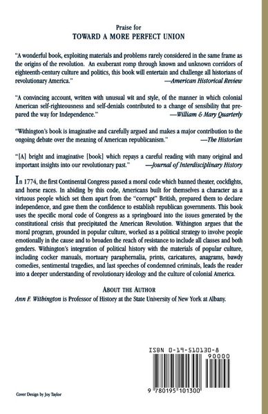 Produktbild: Toward a More Perfect Union
