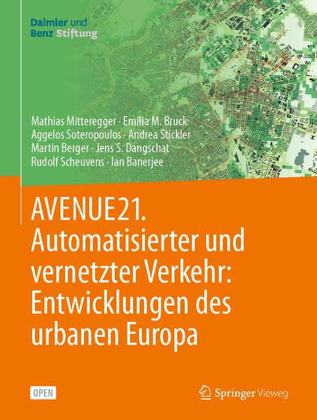Produktbild: AVENUE21. Automatisierter und vernetzter Verkehr: Entwicklungen des urbanen Europa