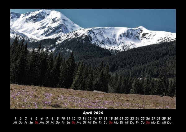 Produktbild: Berge 2026 Fotokalender DIN A3