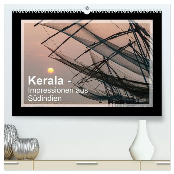 Produktbild: Kerala - Impressionen aus S&uuml;dindien (hochwertiger Premium Wandkalender 2026 DIN A2 quer), Kunstdruck in Hochglanz
