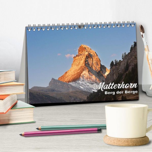Produktbild: Matterhorn - Berg der Berge (Tischkalender 2026 DIN A5 quer), CALVENDO Monatskalender