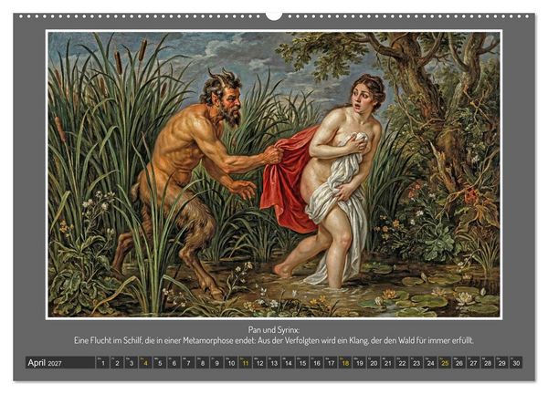 Produktbild: G&ouml;tterfunken und Leidenschaft (Wandkalender 2027 DIN A2 quer), CALVENDO Monatskalender