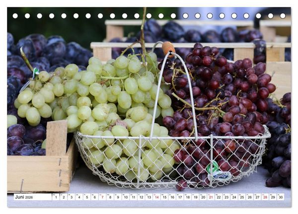 Produktbild: Frisches Obst und Gem&uuml;se (Tischkalender 2026 DIN A5 quer), CALVENDO Monatskalender