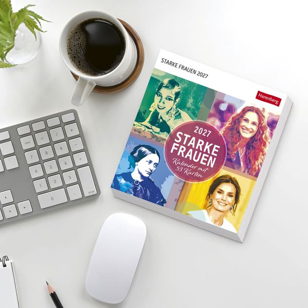 Produktbild: Starke Frauen Postkartenkalender 2027 - Kalender mit 53 Karten