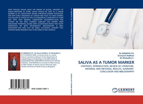 Produktbild: Saliva As a Tumor Marker