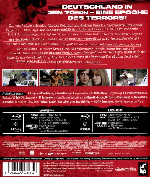 Produktbild: Der Baader Meinhof Komplex | 2-Disc Special Edition [2 BRs]