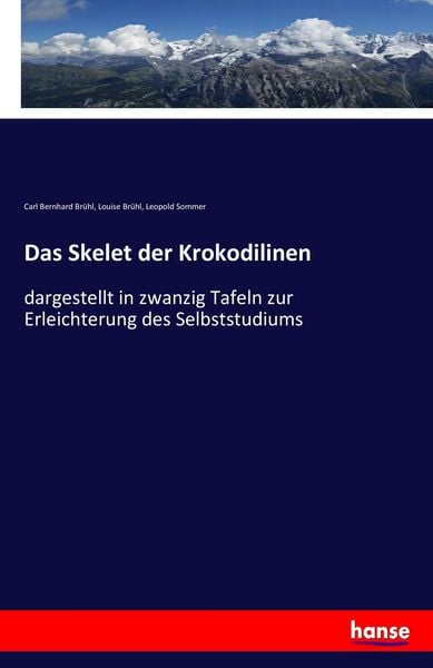 Das Skelet der Krokodilinen, Taschenbuch von Carl Bernhard Brühl , Louise Brühl , Leopold Sommer, Hansebooks, 9783743464742