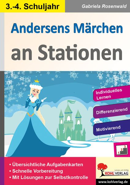 Produktbild: Andersens M&auml;rchen an Stationen / Klasse 3-4