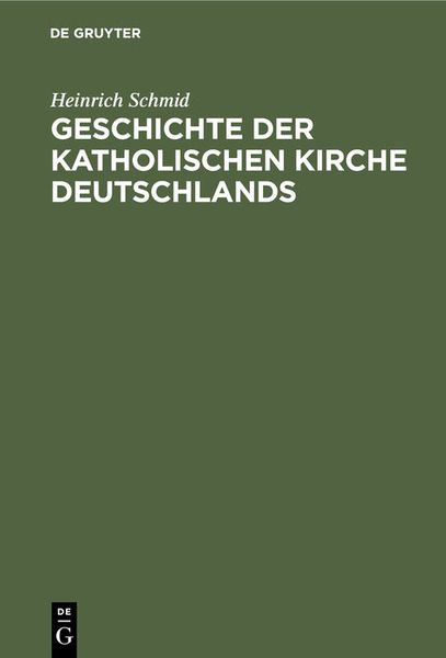 Produktbild: Geschichte der Katholischen Kirche Deutschlands