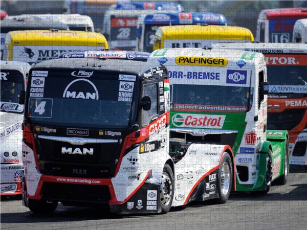 Produktbild: CALVENDO Puzzle European Truck Racing Championship 2000 Teile Lege-Gr&ouml;&szlig;e 90 x 67 cm Foto-Puzzle Bild von Dieter-M. Wilczek