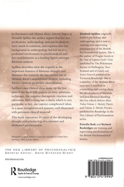 Produktbild: Encounters with Melanie Klein