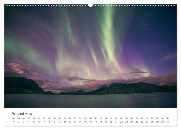 Produktbild: Nachthimmel - Unfassbare Fotografien der Sterne. (Wandkalender 2026 DIN A2 quer), CALVENDO Monatskalender