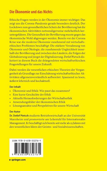 Produktbild: Die &Ouml;konomie und das Nichts