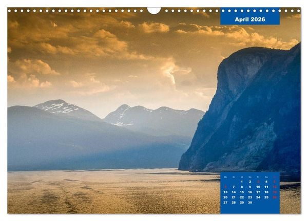Produktbild: Geiranger - grandiose Fjordlandschaft (Wandkalender 2026 DIN A3 quer), CALVENDO Monatskalender