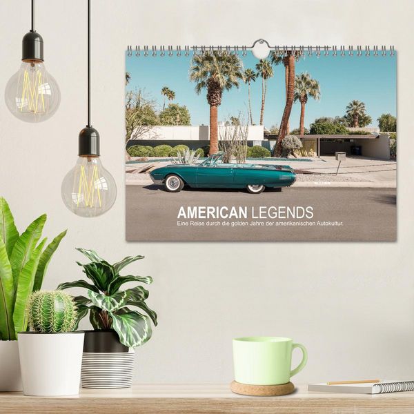 Produktbild: AMERICAN LEGENDS (Wandkalender 2026 DIN A4 quer), CALVENDO Monatskalender