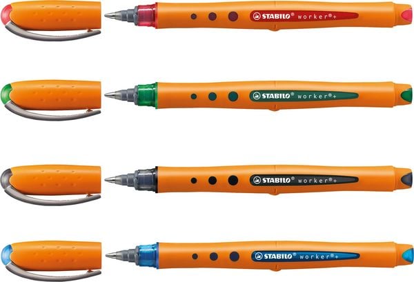 Produktbild: STABILO Rollerball Bionic Worker 0,5 mm 4er Etui