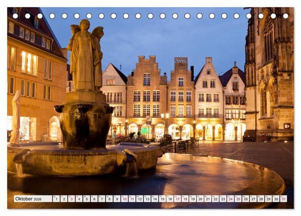 Produktbild: Deutschlands sch&ouml;nste Altst&auml;dte (Tischkalender 2026 DIN A5 quer), CALVENDO Monatskalender