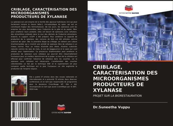 Produktbild: Criblage, Caract&eacute;risation des Microorganismes Producteurs De Xylanase