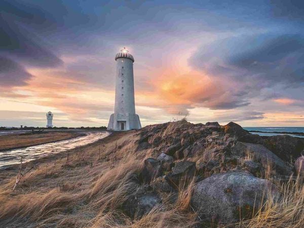 Produktbild: Erwachsenenpuzzle 1500 Teile - Magische Stimmung &uuml;ber dem Leuchtturm von Akranes, Island