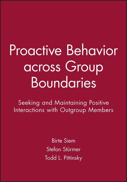 Produktbild: Proactive Behavior Across Group Boundaries