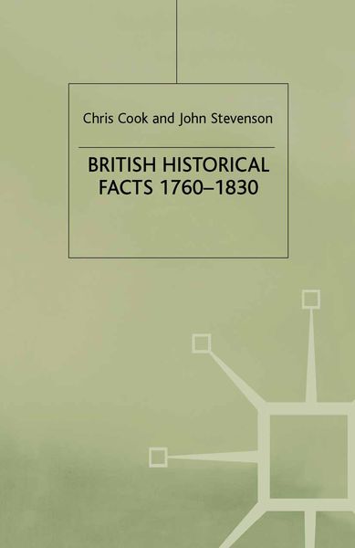 Produktbild: British Historical Facts, 1760-1830