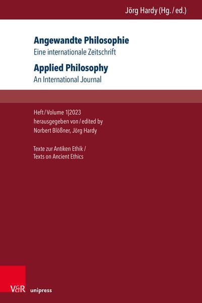 Produktbild: Angewandte Philosophie. Eine internationale Zeitschrift / Applied Philosophy. An International Journal