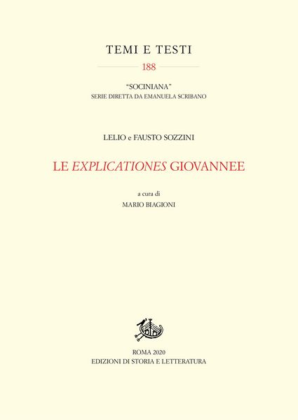 Produktbild: Le Explicationes giovannee