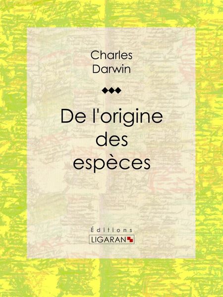 Produktbild: De l'origine des esp&egrave;ces