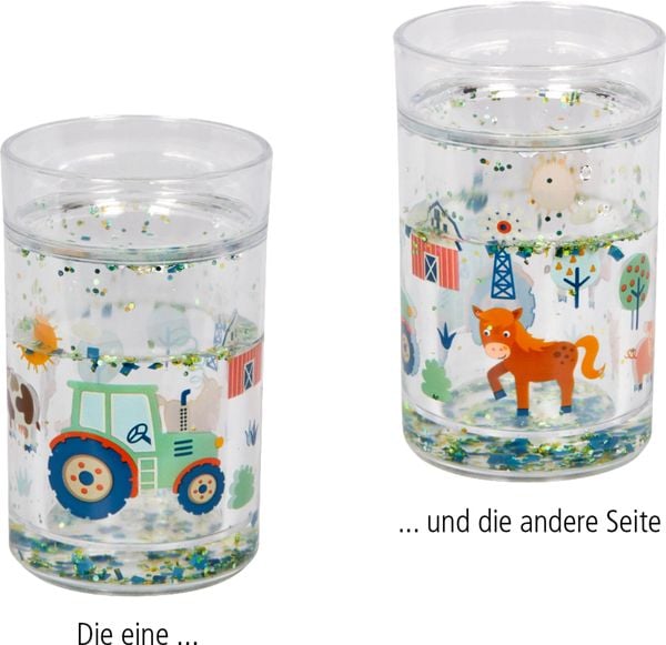 Produktbild: Glitzerbecher Traktor - Wenn ich mal gro&szlig; bin