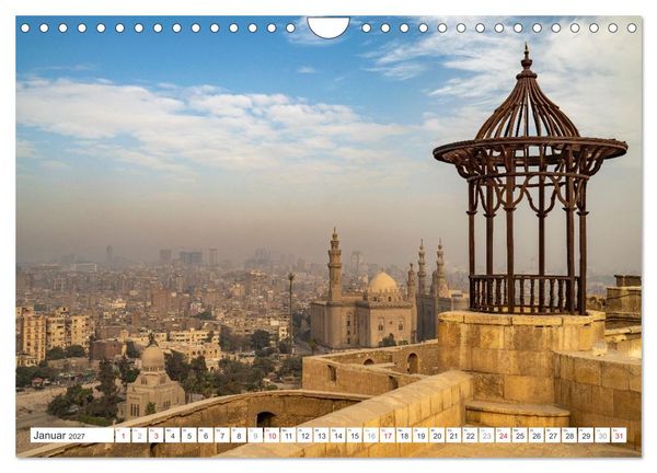 Produktbild: &Auml;gypten - Kairo + Gizeh (Wandkalender 2027 DIN A4 quer), CALVENDO Monatskalender