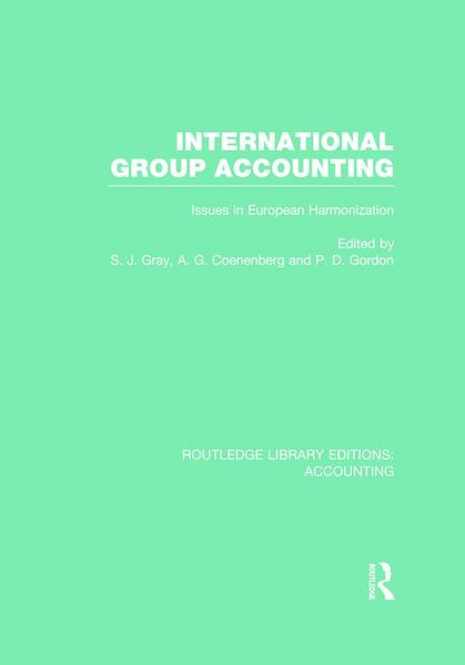 Produktbild: International Group Accounting (Rle Accounting)