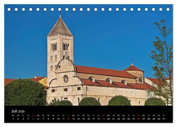 Produktbild: Gr&uuml;&szlig;e aus Kroatien (Tischkalender 2026 DIN A5 quer), CALVENDO Monatskalender
