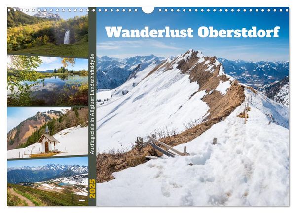 Wanderlust Oberstdorf (Wandkalender 2025 DIN A3 quer), CALVENDO Monatskalender