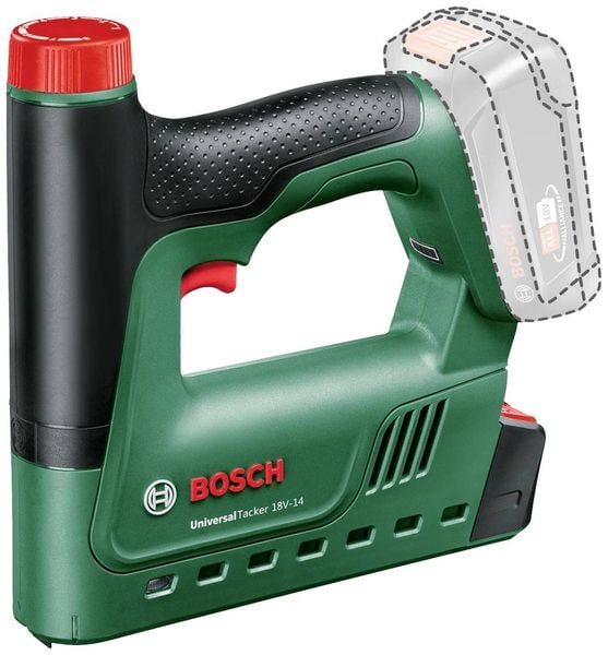 Bosch Home and Garden UniversalTacker 18V-14 06032A7000 Akkutacker Klammerntyp Typ 53 Klammernlänge 6 - 14 mm ohne Akku