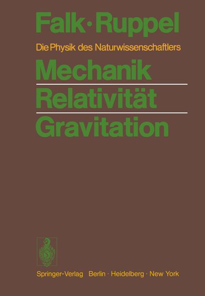 Produktbild: Mechanik Relativit&auml;t Gravitation