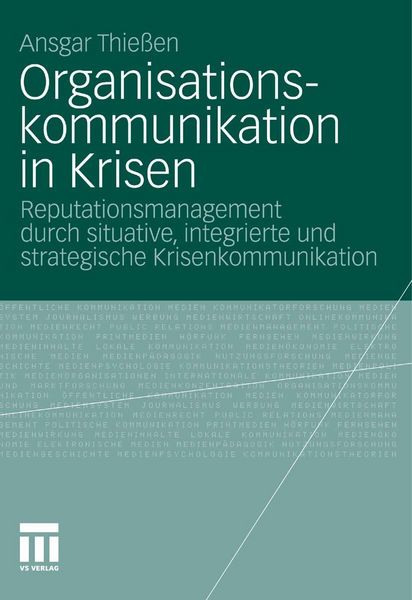 Produktbild: Organisationskommunikation in Krisen