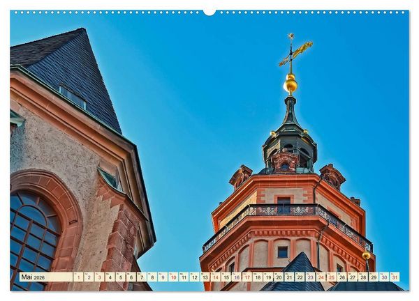 Produktbild: Leipzig - meine Stadt mit viel Herz (hochwertiger Premium Wandkalender 2026 DIN A2 quer), Kunstdruck in Hochglanz
