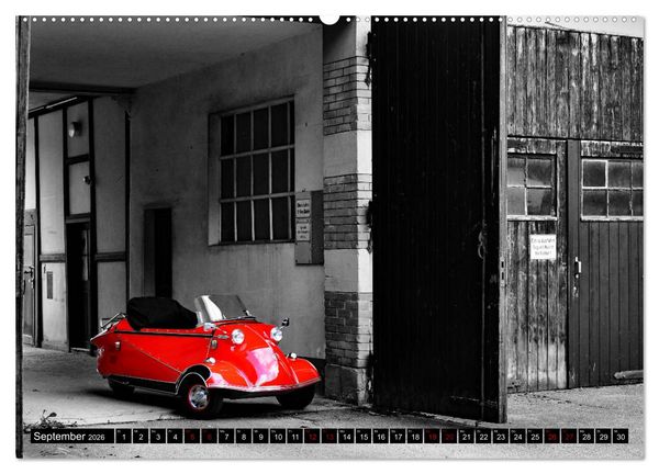 Produktbild: Historische Kleinwagen Made in Germany ART GALERIE (hochwertiger Premium Wandkalender 2026 DIN A2 quer), Kunstdruck in Hochglanz