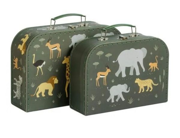 Köfferchen / 2er Set / Savanne