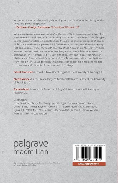 Produktbild: New Directions in the History of the Novel