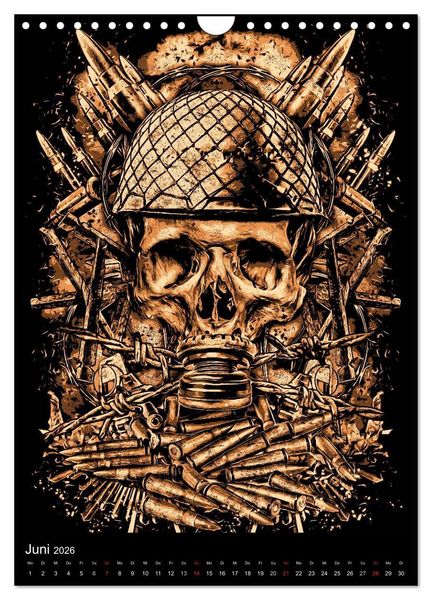Produktbild: BLOODBOY/DARK ILLUSTRATION (Wandkalender 2026 DIN A4 hoch), CALVENDO Monatskalender