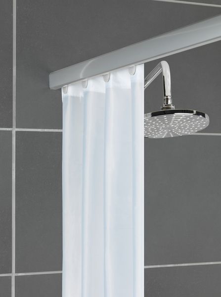 Produktbild: Teleskop-Duschschiene Mod. Era Chrom 75-125 cm, f&uuml;r Duschvorh&auml;nge
